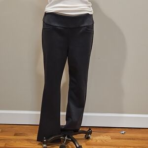 Avenue Women's Charcoal Flare Pants